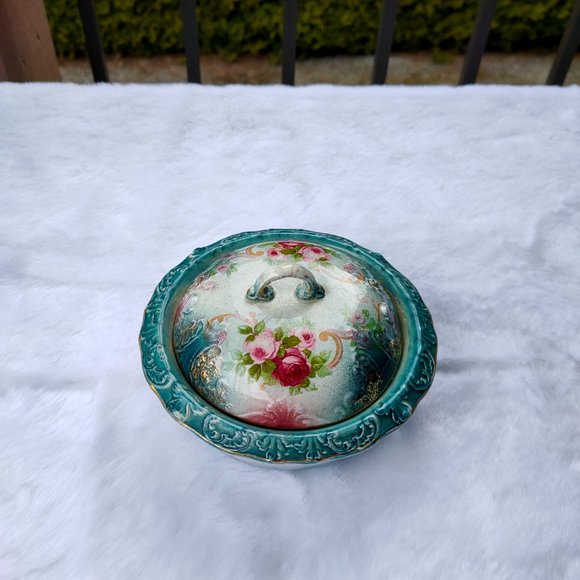 Antique Turquoise Boudoir Set - Picture 5 of 10